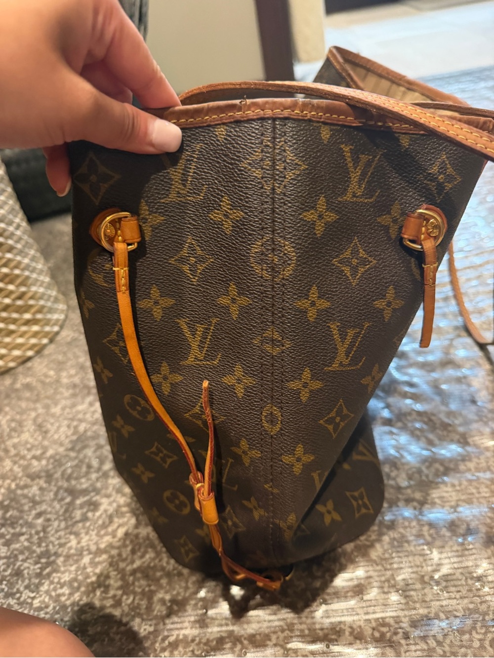Louis Vuitton neverfull MM in monogram canvas no pouch - Picture 8 of 16